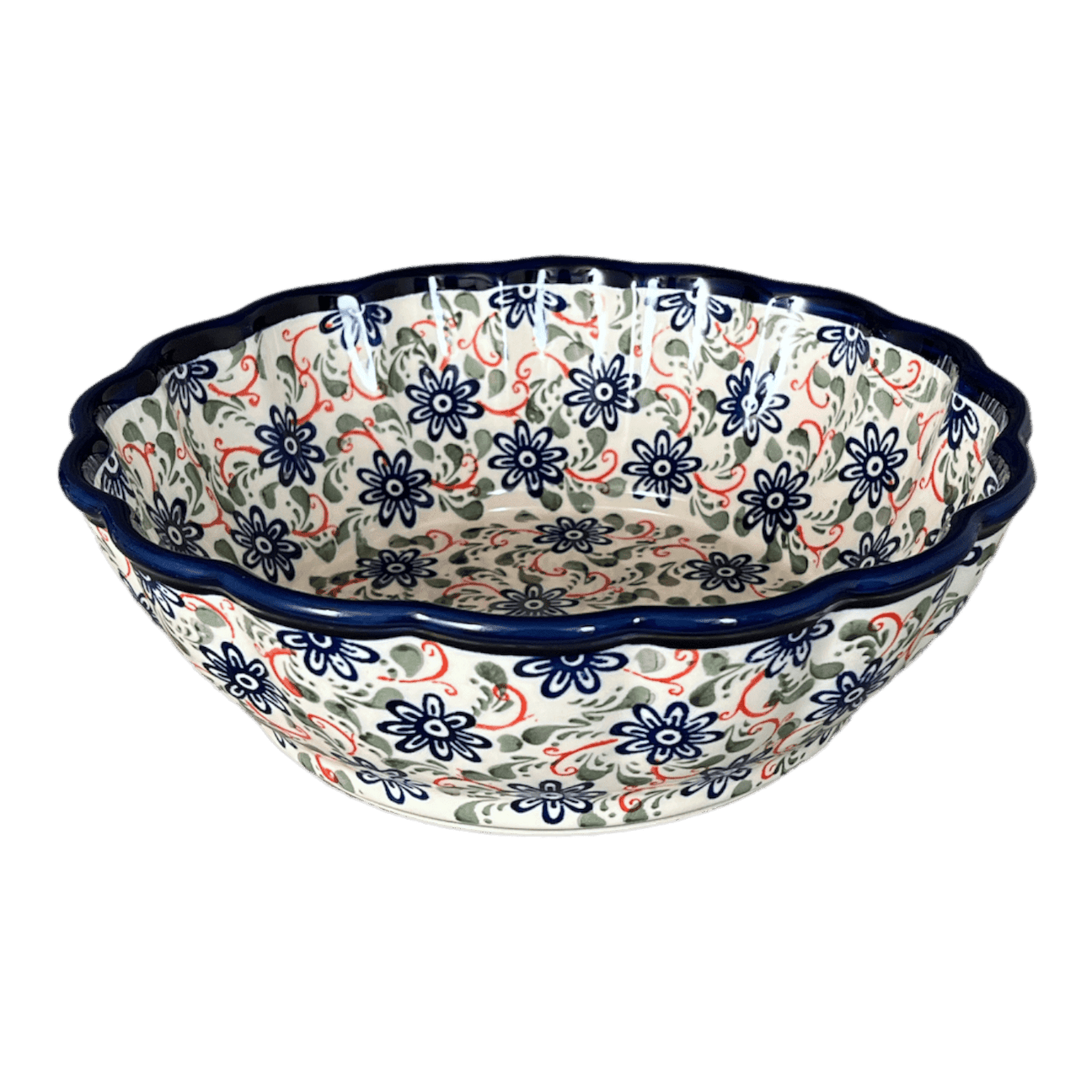 Bowl, Round, Scalloped, Deep, 9.5", Zaklady (Y1279A)