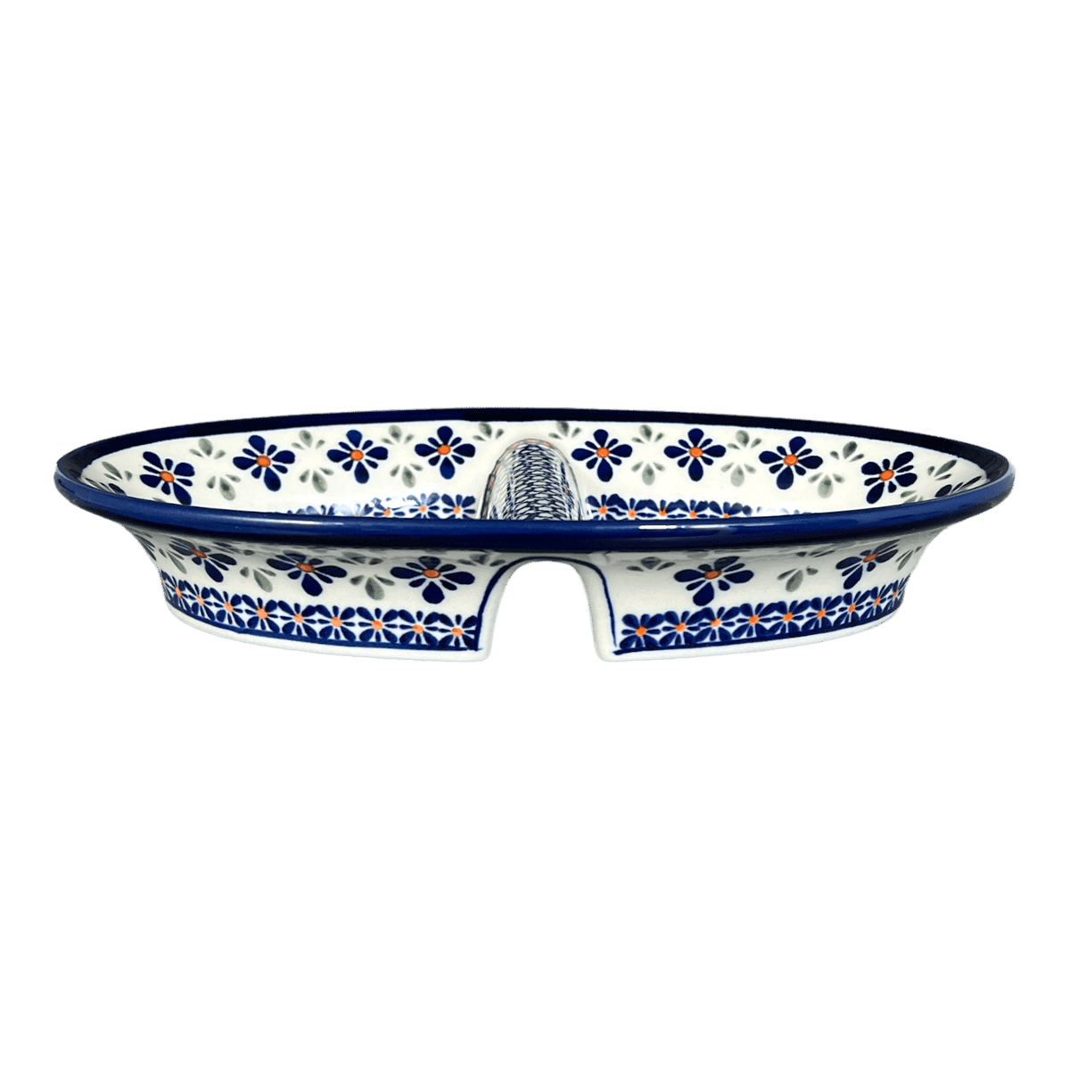 Dual Dish, 11.75" x 7", Zaklady (Y1280)