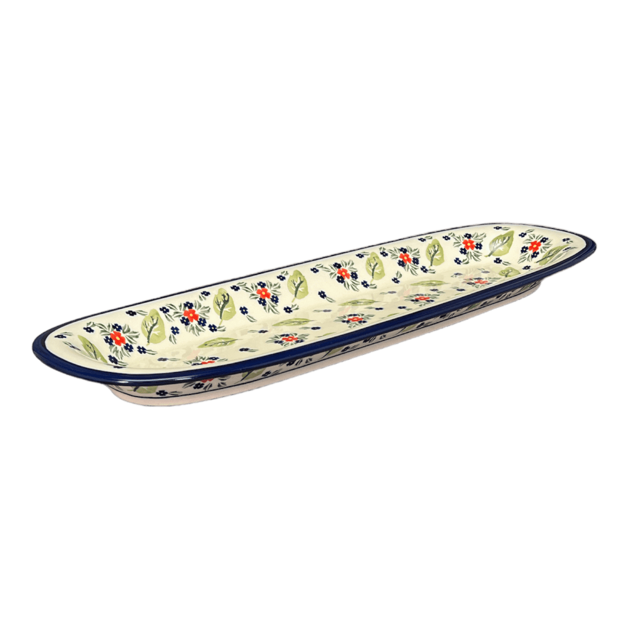 Platter, Oval, 17.5" x 6", Zaklady (Y1430A)