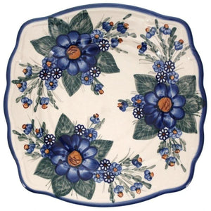 Picture of a Polish Pottery Product featuring the Blue Bouquet (148AR) pattern.
