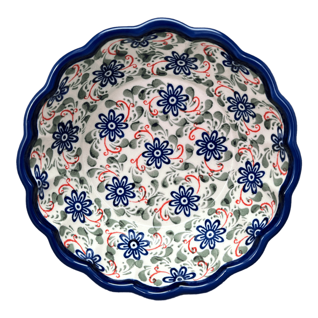 Bowl, Round, Scalloped, 7", Zaklady (Y1892A)