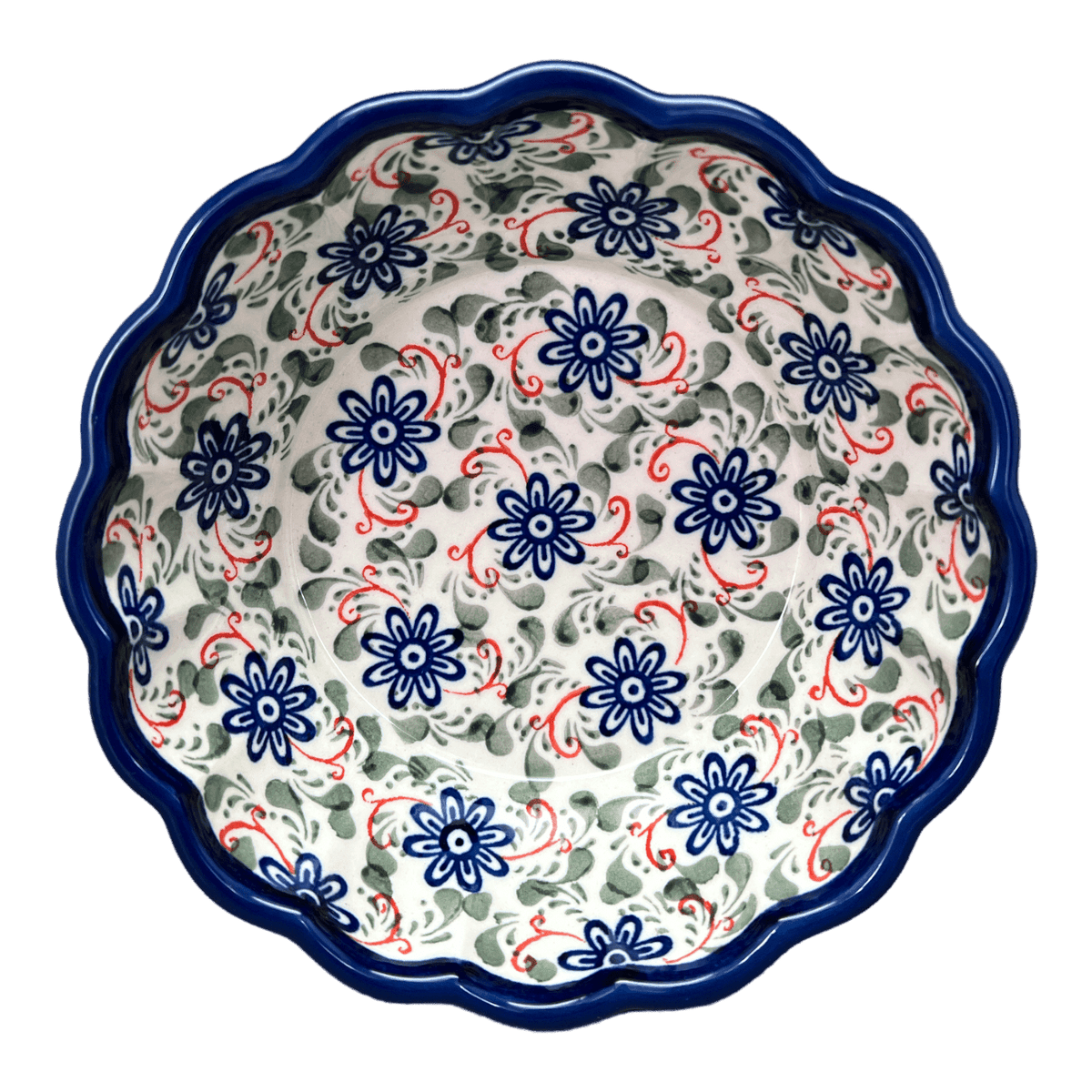 Bowl, Round, Scalloped, 7", Zaklady (Y1892A)