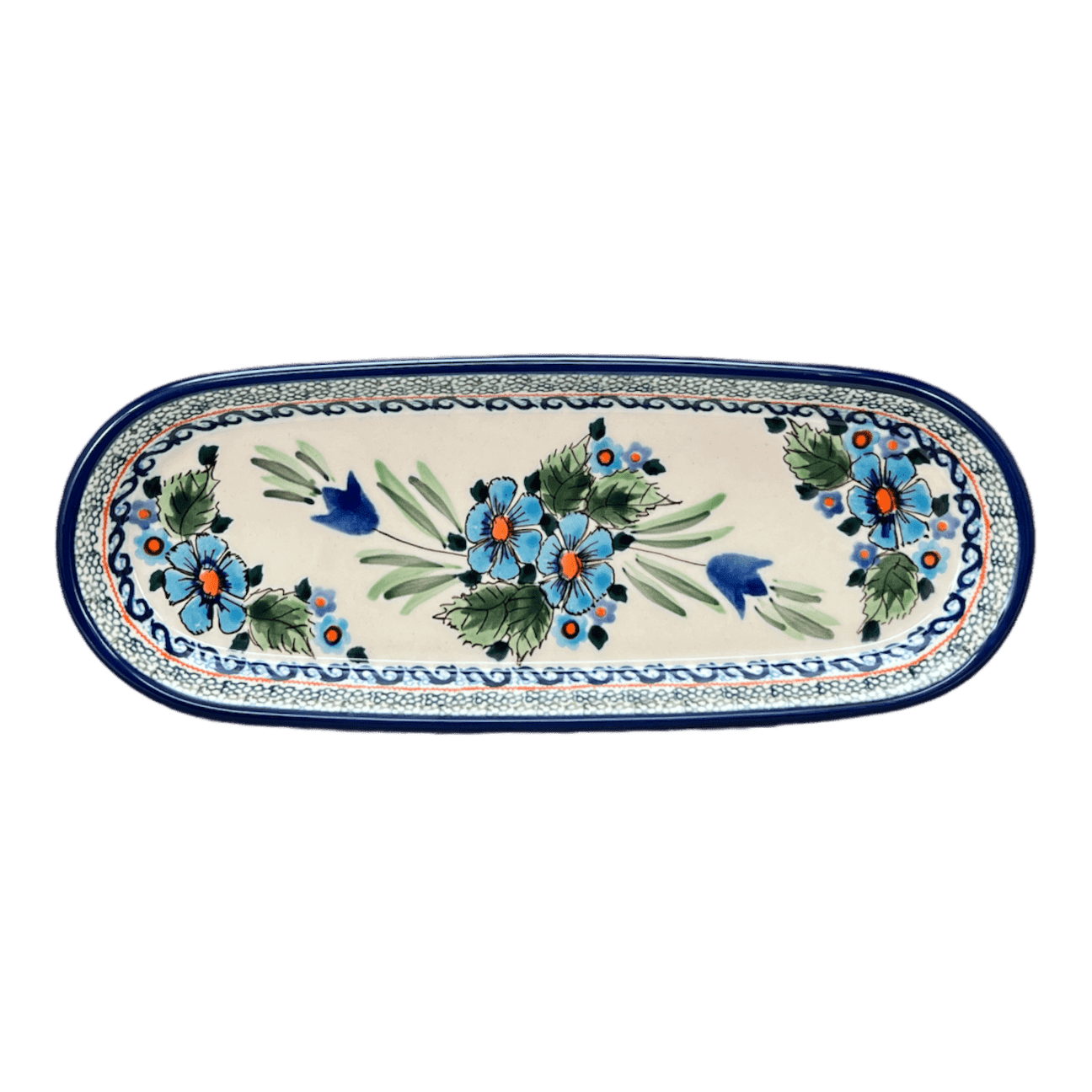 Serving Dish, Oval, 11" x 4.5", Zaklady (Y928A)