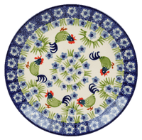 A picture of a Polish Pottery 8.5" Salad Plate (Rise & Shine) | T134U-P319 as shown at PolishPotteryOutlet.com/products/85-salad-plate-rise-and-shine