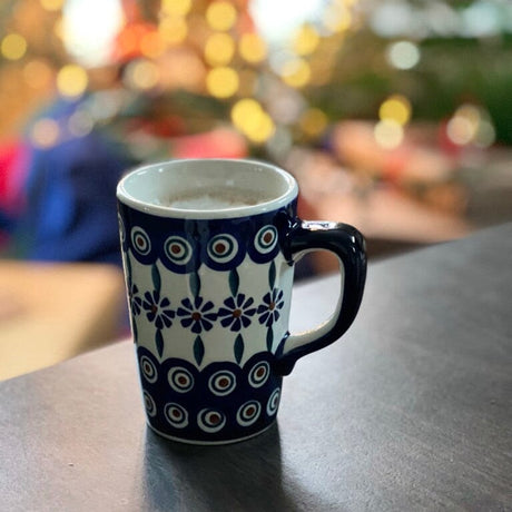 Mug, Pluton Mug, 12 oz in "Floral Peacock" by Manufaktura | K096T-54KK