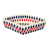 Bowl, Wedge-Shaped, 5" x 8.5" in "Shock Waves" by Manufaktura | M048U-GZ42