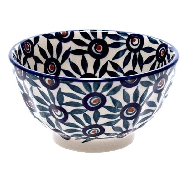 Bowl, Round, Fancy, 5.5" in "Peacock Parade" by Manufaktura | C018U-AS60