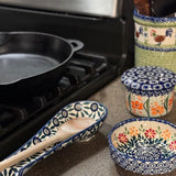 Butter Crock, 4.5" in "Sun-Kissed Garden" by Manufaktura | M136S-GM15