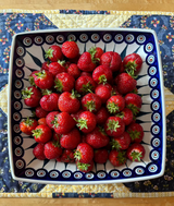 Bowl, Square, Nut, Large, 10.5" in "Scandinavian Scarlet" by Manufaktura | M121U-P295