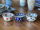 Bowl, Round, 3.5" in "Peacock in Line" by Manufaktura | M081T-54A