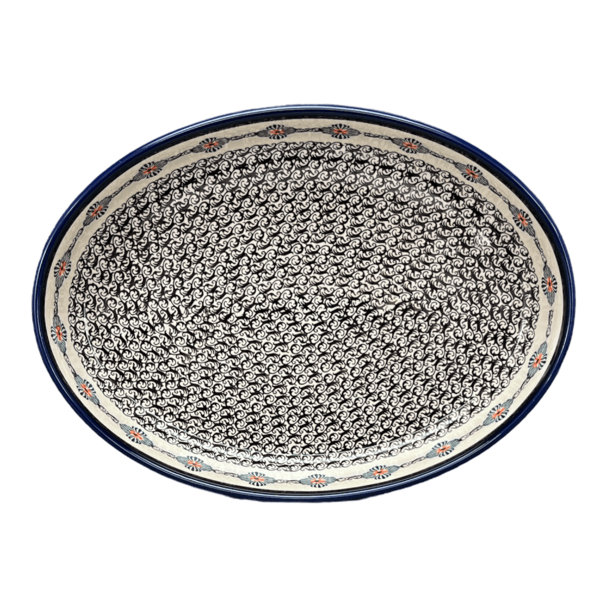 Baker, Oval, 12.25" in "Mesa Verde Midnight" by Zaklady | Y350A-A1159A