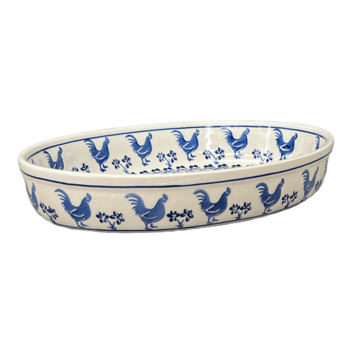 Baker, Oval, 12.25" in "Rooster Blues" by Zaklady | Y350A-D1149