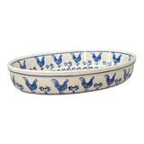 Baker, Oval, 12.25" in "Rooster Blues" by Zaklady | Y350A-D1149