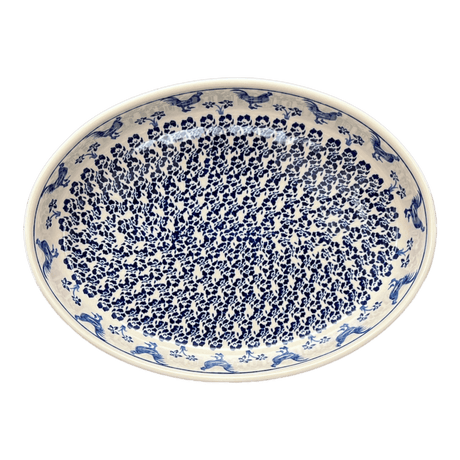 Baker, Oval, 12.25" in "Rooster Blues" by Zaklady | Y350A-D1149