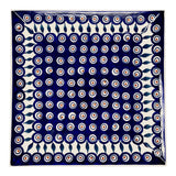 Plate, Square, Dinner, 11.25" Plate in "Peacock" by Manufaktura | T145T-54