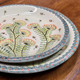 Plate, Round, Dinner, 10.75" Plate in "Dandelions" by Zaklady | Y1014-DU201