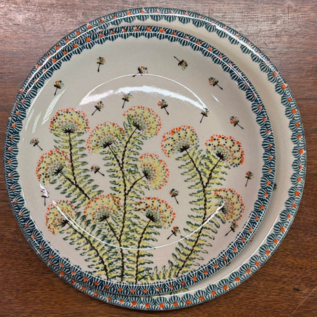 Plate, Round, 9.5" in "Dandelions" by Zaklady | Y1001-DU201