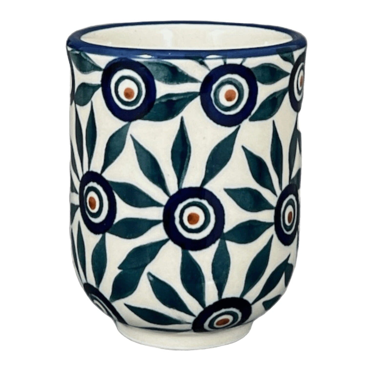 Drinkware, Wine Cup, 6 oz in "Peacock Parade" by Manufaktura | K111U-AS60