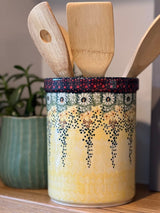 Utensil Holder, 7" in "Pansies" by Manufaktura | P082S-JZB