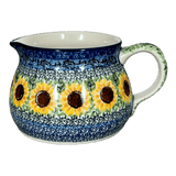 Pitcher, 30 oz in "Sunflowers" by Ceramika Artystyczna | A008-U4739