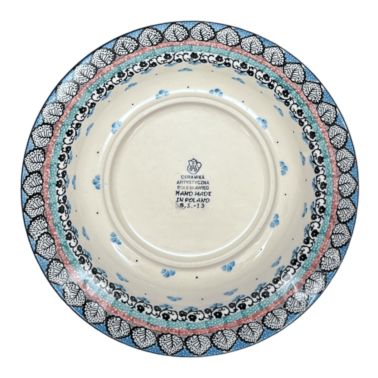 Plate, Round, Soup Plate, 9.25" in "Winter Aspen" by Ceramika Artystyczna | A014-1995X