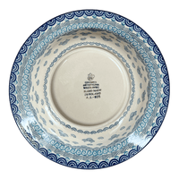 A picture of a Polish Pottery CA Soup Plate (Koi Pond) | A014-2372X as shown at PolishPotteryOutlet.com/products/9-25-soup-pasta-plate-koi-pond-a014-2372x