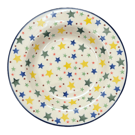 Plate, Round, Soup Plate, 9.25" in "Star Shower" by Ceramika Artystyczna | A014-359X