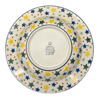 A picture of a Polish Pottery C.A. Soup Plate (Star Shower) | A014-359X as shown at PolishPotteryOutlet.com/products/9-25-soup-pasta-plate-star-shower-a014-359x
