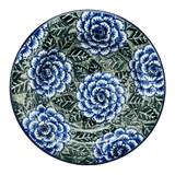 Plate, Round, Soup Plate, 9.25" in "Blue Dahlia" by Ceramika Artystyczna | A014-U1473