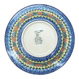 Plate, Round, Soup Plate, 9.25" in "Hummingbird Bouquet" by Ceramika Artystyczna | A014-U3357