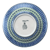 Plate, Round, Soup Plate, 9.25" in "Green Goddess" by Ceramika Artystyczna | A014-U408A