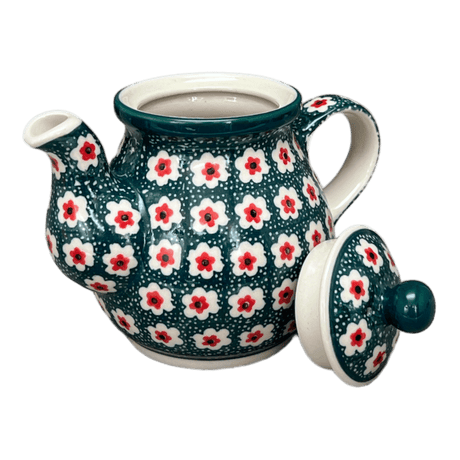 Teapot, 10 oz Individual in "Riot Daffodils" by Ceramika Artystyczna | A020-1174Q