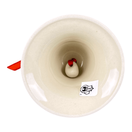 Ornament, Bell, 3" in "Regal Roosters" by Ceramika Artystyczna | A029-U2617