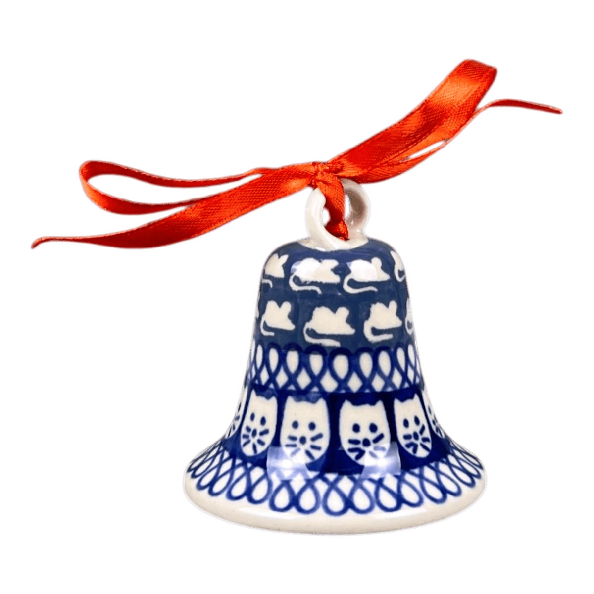 Ornament, Bell, 3" in "Cat & Mouse" by Ceramika Artystyczna | A029-U9967