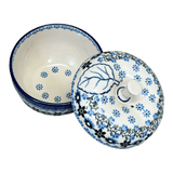 Baker, Apple, 4.25" in "Sweet Blue Flowers" by Ceramika Artystyczna | A034-1827X