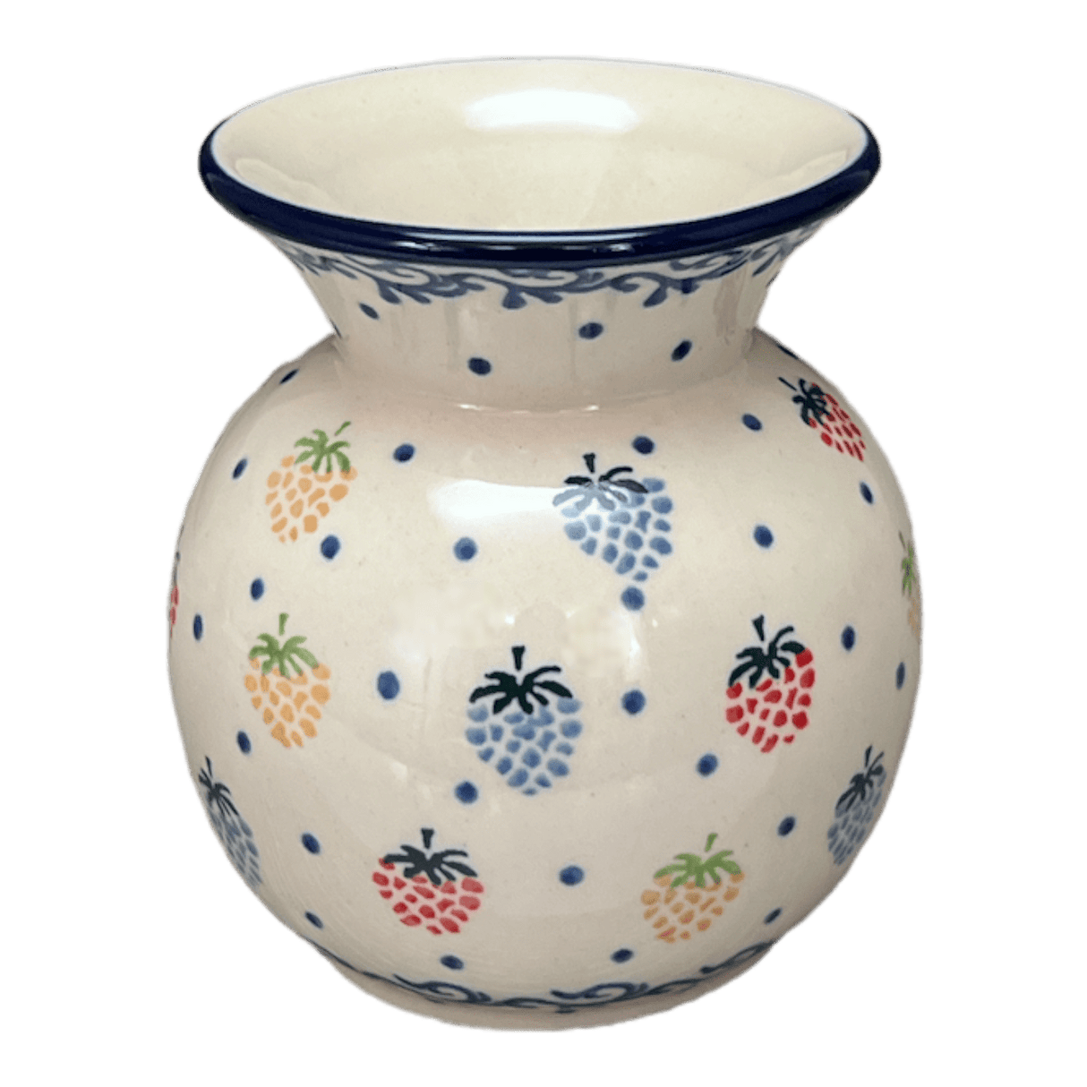 Vase, Tall, 4" in "Mixed Berries" by Ceramika Artystyczna | A048-1449X