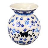Vase, Round, 4" in "Cat Tracks" by Ceramika Artystyczna | A048-1771