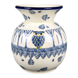 Vase, Round, 4" in "Lone Owl" by Ceramika Artystyczna | A048-3326X