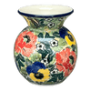 Polish Pottery C.A. 4" Tall Vase (Tropical Love) | A048-U4705 at PolishPotteryOutlet.com