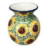 Polish Pottery CA 4" Tall Vase (Sunflower Fields) | A048-U4737 at PolishPotteryOutlet.com