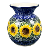 Vase, Round, 4" in "Sunflowers" by Ceramika Artystyczna | A048-U4739