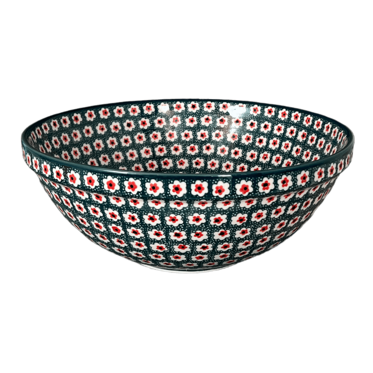 Bowl, Round, 11" in "Riot Daffodils" by Ceramika Artystyczna | A055-1174Q