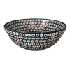 Polish Pottery CA 11" Serving Bowl (Riot Daffodils) | A055-1174Q at PolishPotteryOutlet.com