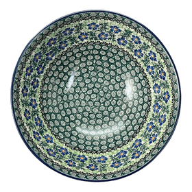 Polish Pottery CA 11" Serving Bowl (Clematis) | A055-1538X Additional Image at PolishPotteryOutlet.com