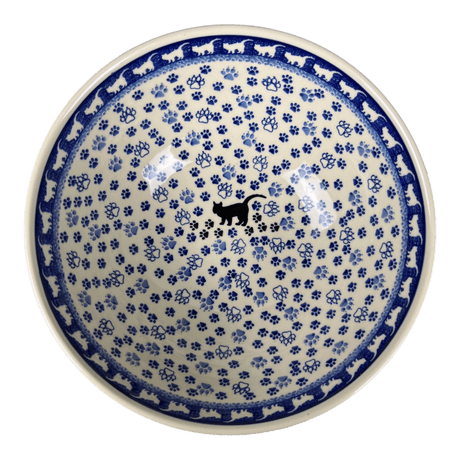 Bowl, Round, 11" in "Cat Tracks" by Ceramika Artystyczna | A055-1771