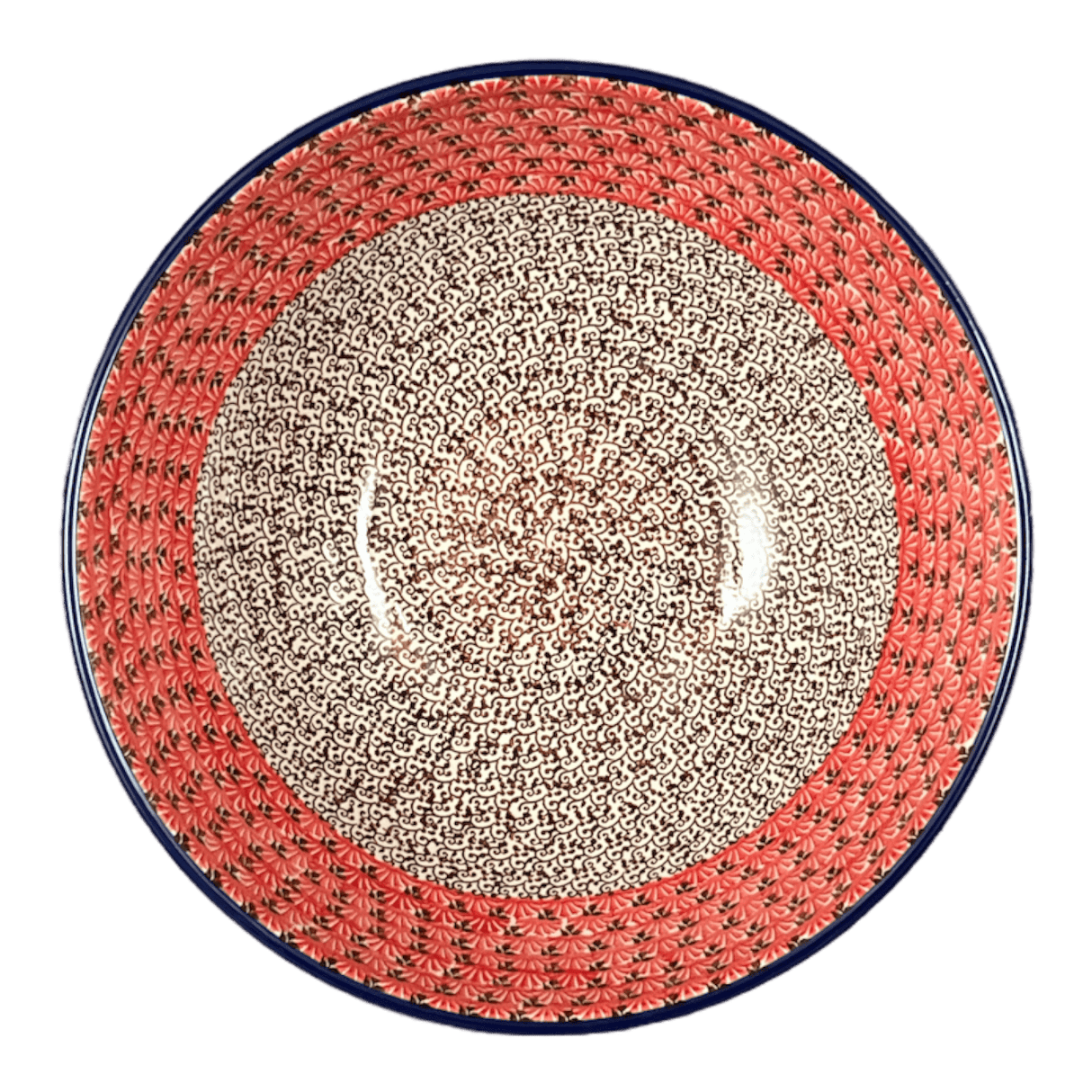 Bowl, Round, 11" in "Coral Fans" by Ceramika Artystyczna | A055-2199X