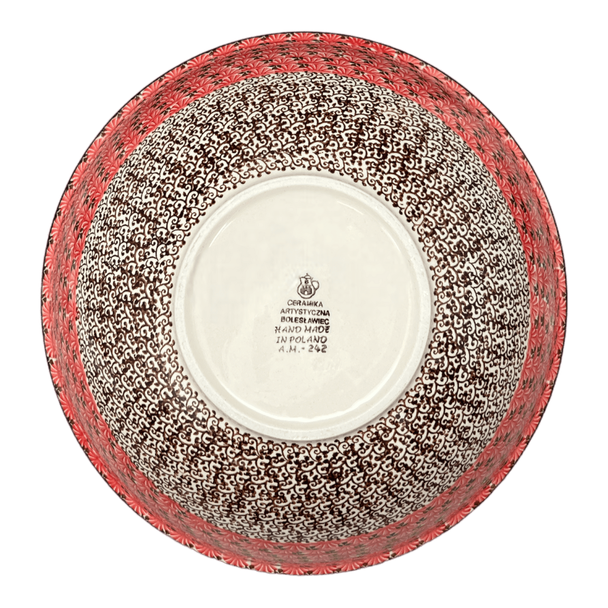 Bowl, Round, 11" in "Coral Fans" by Ceramika Artystyczna | A055-2199X