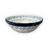 Bowl, Round, 11" in "Pansy Blues" by Ceramika Artystyczna | A055-2346X