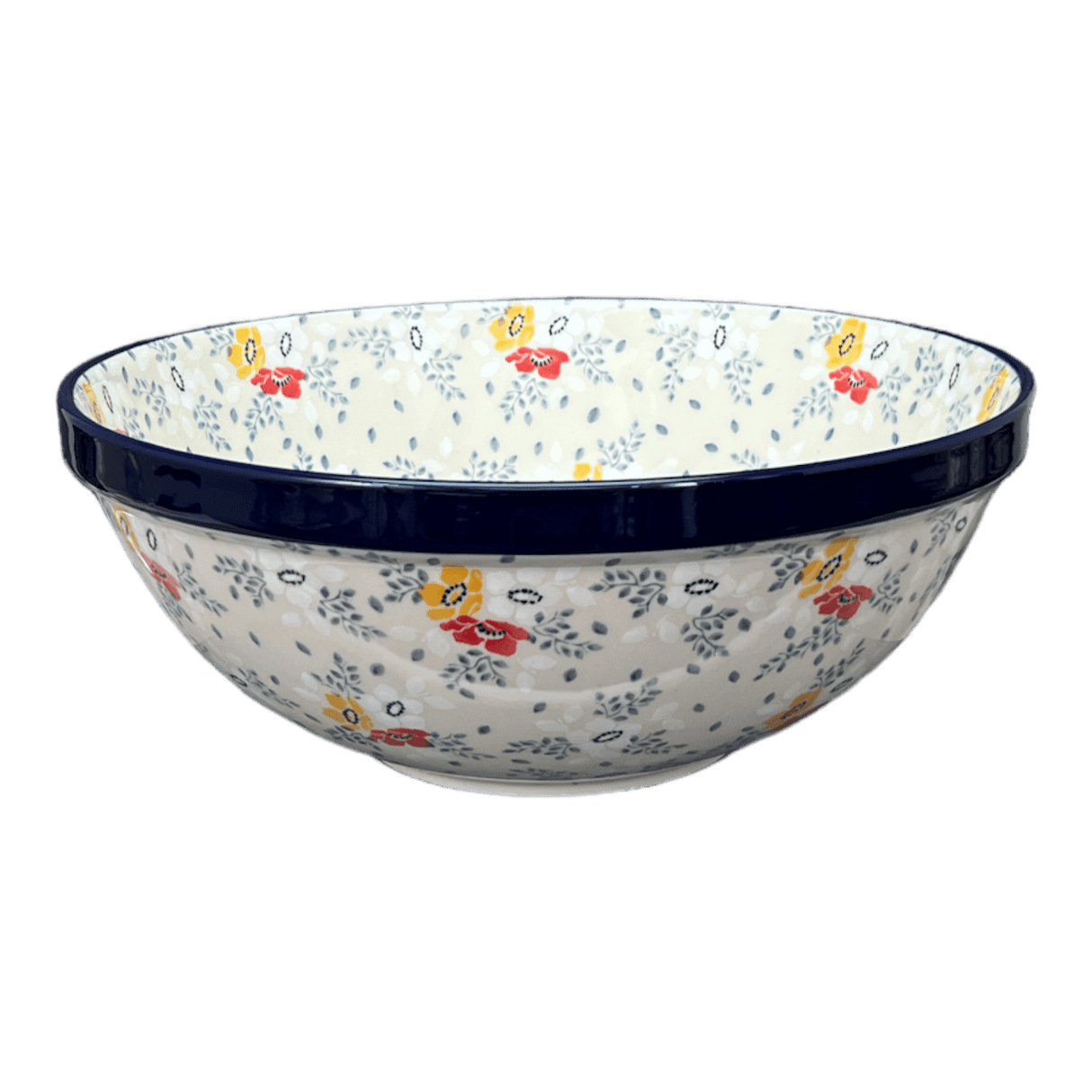 Bowl, Round, 11" in "Soft Bouquet" by Ceramika Artystyczna | A055-2378X