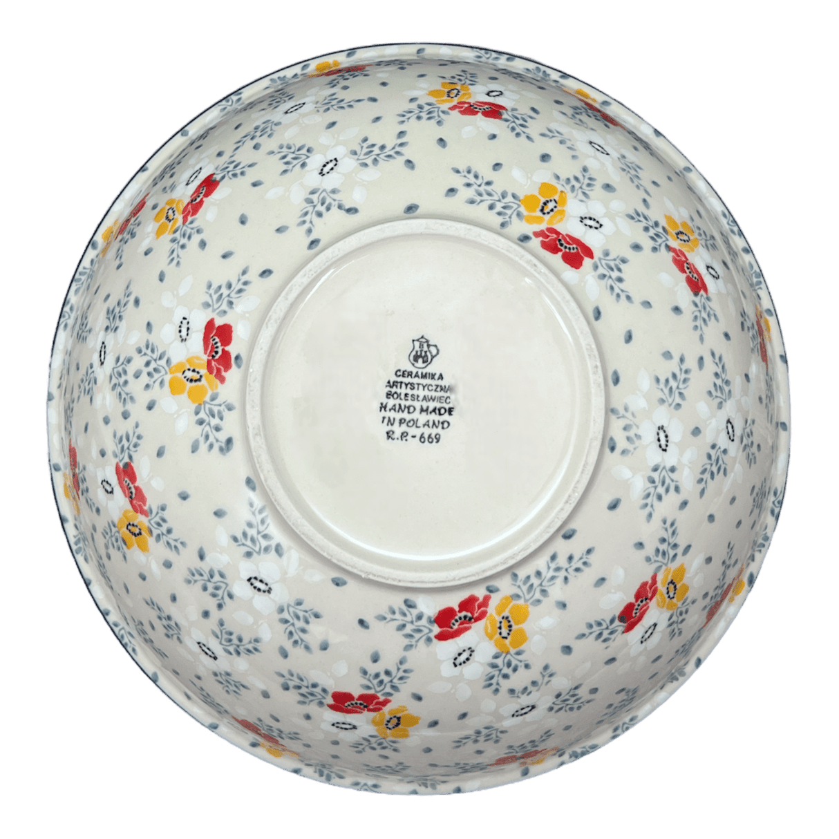 Bowl, Round, 11" in "Soft Bouquet" by Ceramika Artystyczna | A055-2378X